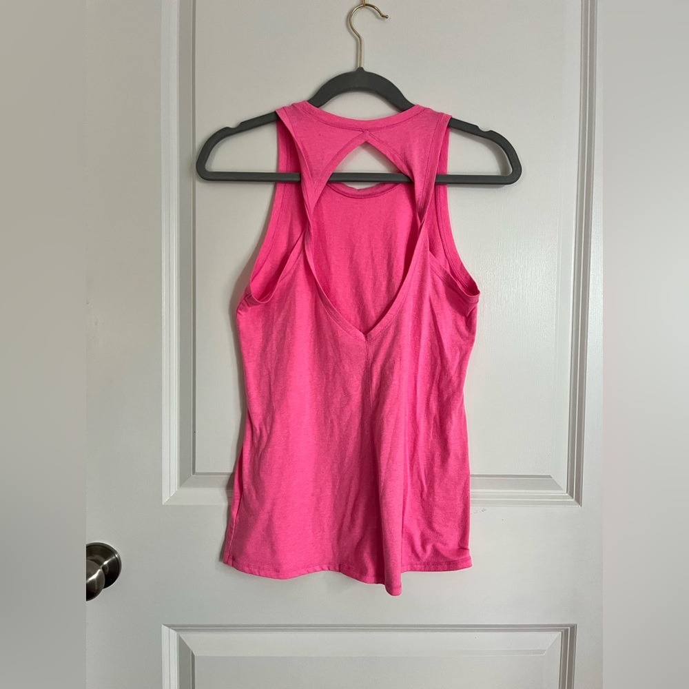 Pink Open Back Lilly Pulitzer Luxletic Tank Top